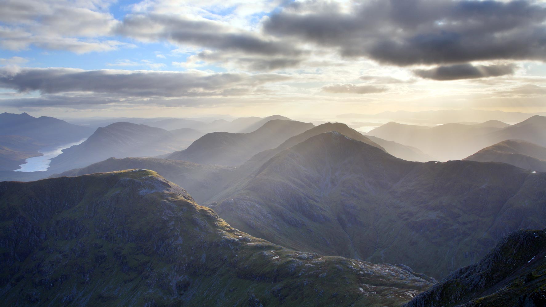 Highland mountain ridges from Inverness Custom Tours